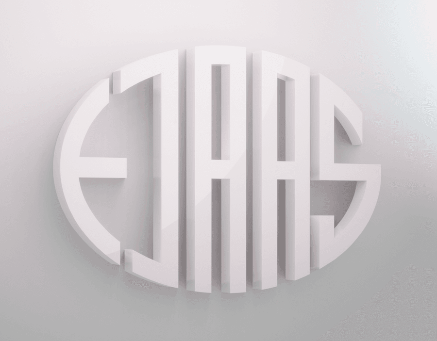 3D illustration of the Ejaas logo